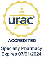 Accredited by URAC for Specialty Pharmacy